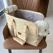 Portable Soft-Sided Pet Carrier Bag – Breathable Travel Duffle for Small Dogs and Cats