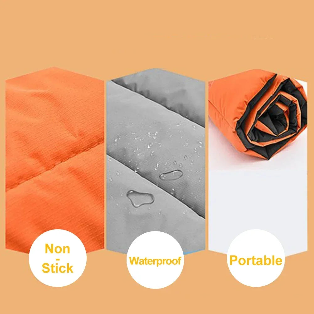 Portable Waterproof Dog Bed – Foldable Outdoor Pet Mat with Carry Bag for Cats & Dogs, Non-Slip Travel Camping Pad