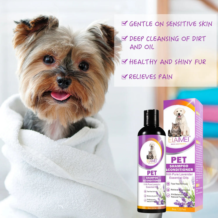 Pet Shampoo for Dogs – Nourishing, Stain-Removing, and Soothing Care