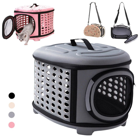 Cat & Puppy Carrier Backpack | Fashion Breathable Sling Bag | 4 Colors for Small Pets