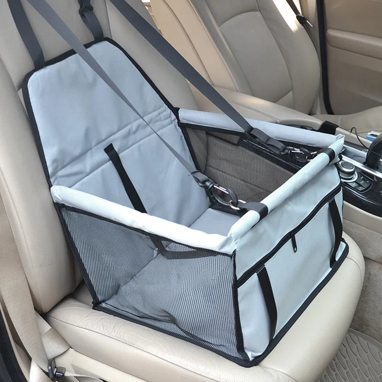 Foldable Dog Car Seat Carrier – Breathable Travel Bag for Small Dogs (40×30×25cm)