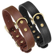 Durable Real Leather Dog Collar – Adjustable & Heavy-Duty for Medium to Large Dogs