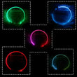 USB Rechargeable LED Luminous Dog Collar – Safety Glowing Night Collar with 3 Light Modes