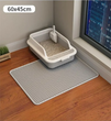 Cat Litter Mat - Double Layer | Cat Litter Box Waterproof Mat | Non-slip Sand Cat Pad | Foldable Washable Mat | Pet Clean Supplies