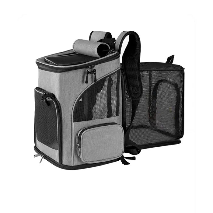 Breathable Pet Cat Carrier Backpack | Foldable Pet Carrier | Transport Travel Bag | Expandable Large Capacity | Creative for Cats Dogs