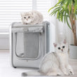 Double Sided Transparent Cat Carrier Backpack | Ventilated Travel Bag for Cats/Small Pets