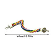 Parrot Bird Standing Toys | Cotton Rope Colorful Toy Chew Perches for Bird Cage | Woven Rope Bird Accessories | Parrot Toys
