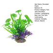 Artificial Aquatic Plant – Fade-Resistant Plastic Decor for Fish & Reptile Tanks