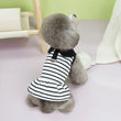 Pet Clothing Spring/Summer Striped T-shirts | Lapel Dresses, Couple Outfits, Breathable Dog Clothing, Cat Dresses & Small Dog Clothing