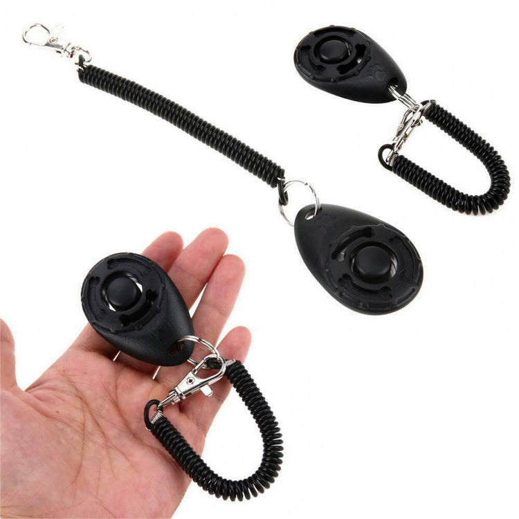 Dog Training Clicker with Adjustable Wrist Strap | Portable Pet Trainer Tool