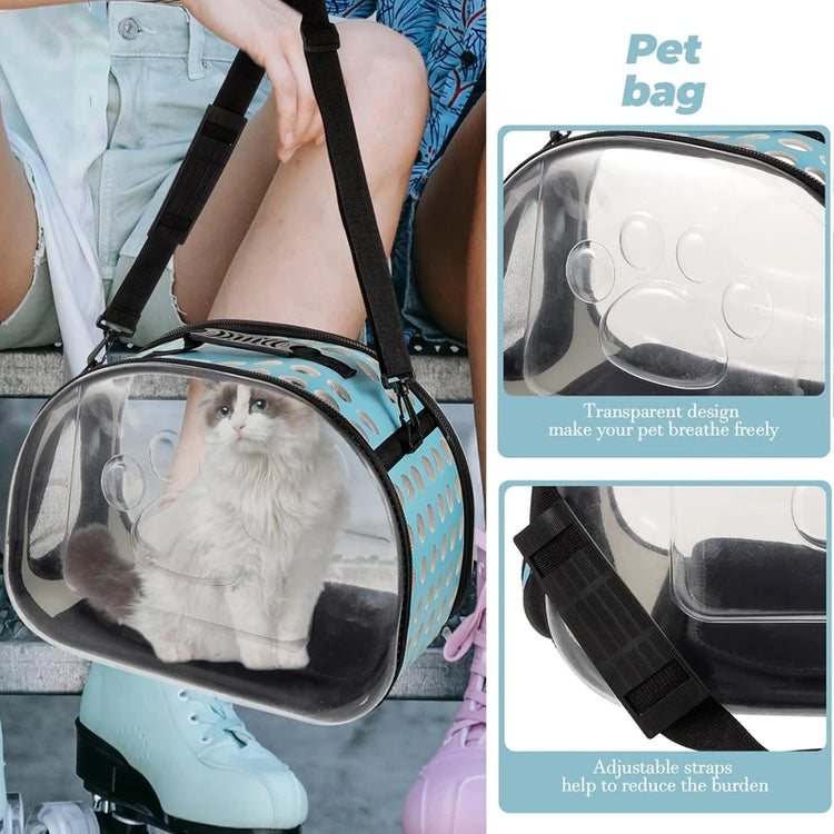Cat Carrier Bag | Outdoor Pet Shoulder Bag | Portable Travel Carrier for Small Dogs and Cats