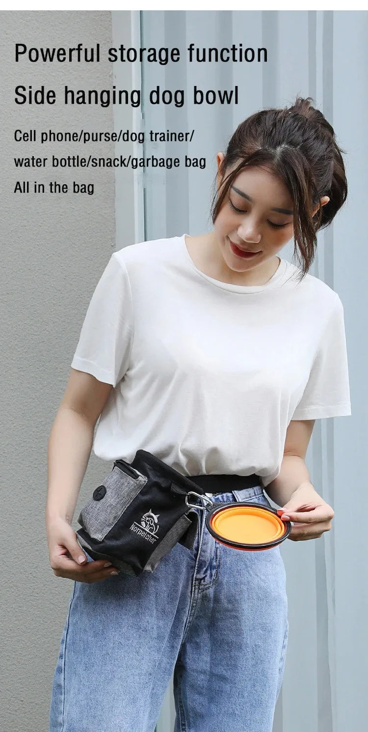 Dog Training Treat Bag – Multi-Functional Waist Pack for Outdoor Training