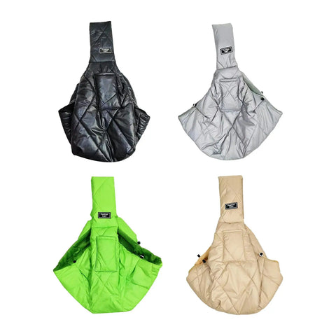 Soft Breathable Pet Carrier Sling – Comfortable Shoulder Tote Bag for Small Dogs and Cats