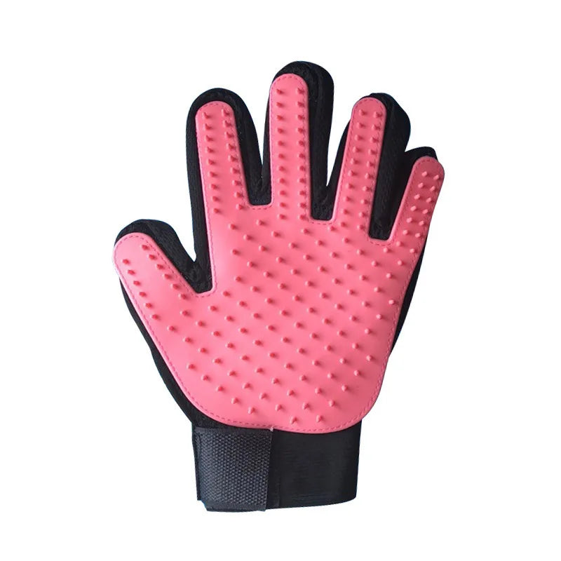 Pet Grooming Glove | Cat Hair Deshedding Brush | Massage Glove for Dog/Horse/Animal Cleaning | Pet Supplies Accessories