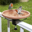 Wrought Iron Bird Bath & Feeder Bracket – Outdoor Tableware Garden Stand | Hummingbird-Friendly Decorative Bird Accessories