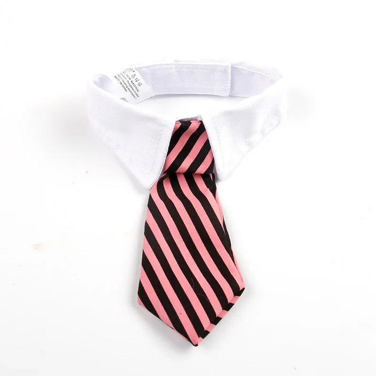 Gift Pet Dog/Cat Formal Necktie | Tuxedo Bow Tie - Black and Red Collar for Dog/Cat | Pet Accessories for Wedding, Holiday, and Party