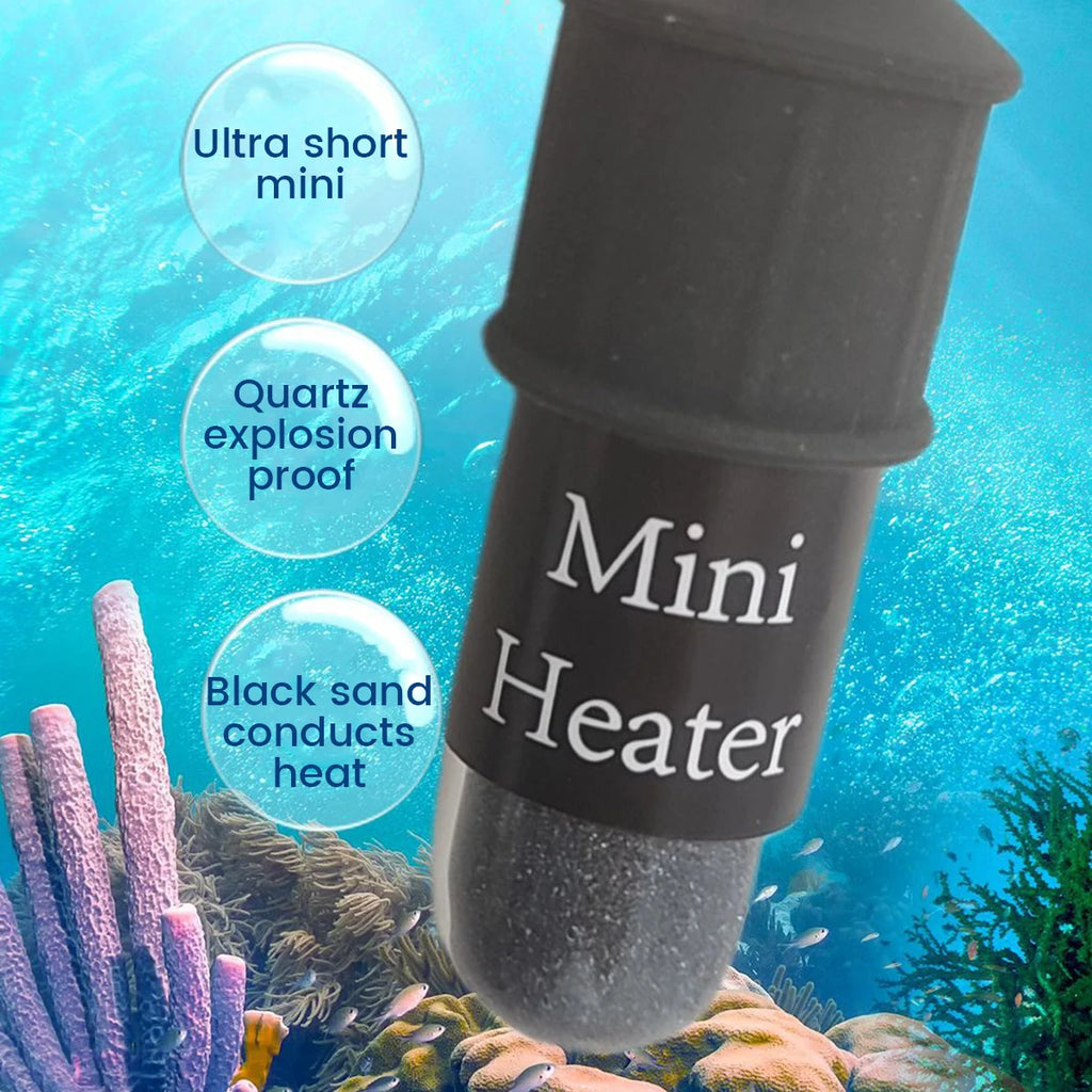 USB 10W Mini Aquarium Heater – Digital Display, Adjustable Temperature, for 1–5L Fish Tanks