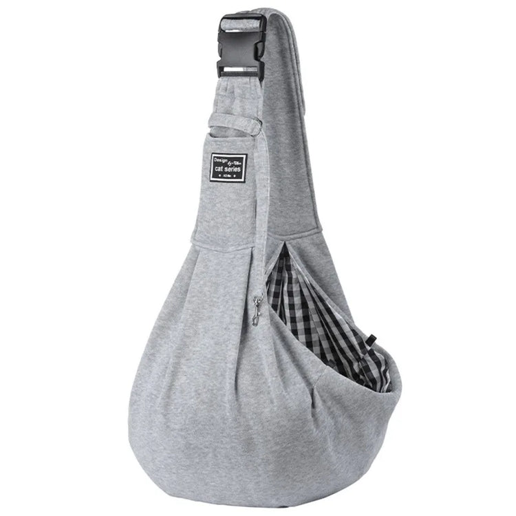 Adjustable Pet Carrier Sling Bag – Soft, Breathable Shoulder Tote for Small Dogs & Cats