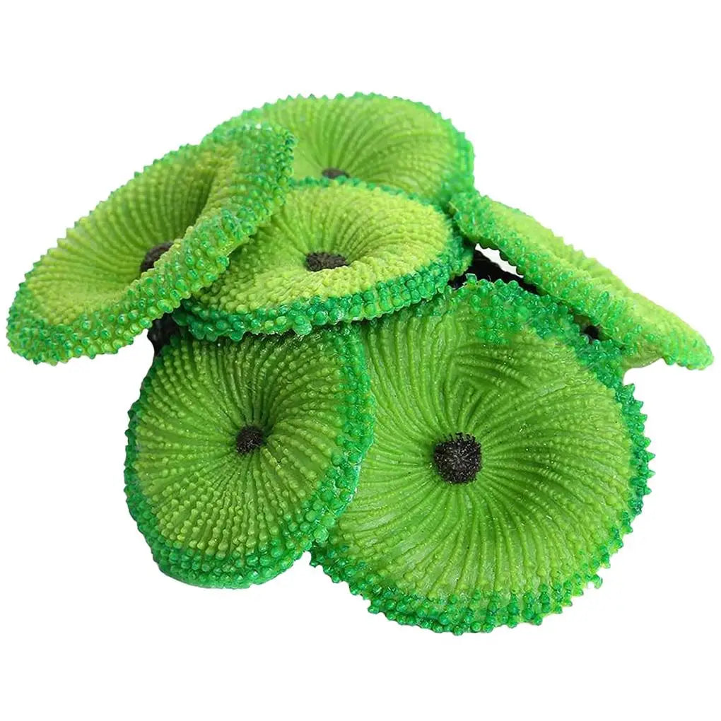 Aquarium Artificial Coral Ornament – Vivid Soft Silicone Simulation Coral Decoration for Fish Tank