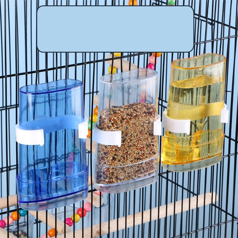 Bird Water Feeder | Automatic Dispenser for Parrot, Parakeet | Cage Mount Waterer | No-Mess Bird Food Feeder for Cockatiel & Lovebird | 220ml