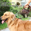 Braided Leather Dog Collar and Leash Set – Durable Genuine Cowhide for Medium & Large Dogs