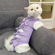 Cat Surgery Recovery Suit | Post-Op Onesie for Cats | E-Collar Alternative for Wound Protection