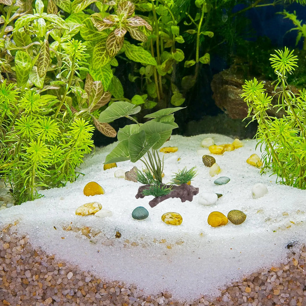 Artificial Aquarium Plant – Realistic Plastic Water Weeds Ornament for Fish Tanks and Reptile Terrariums