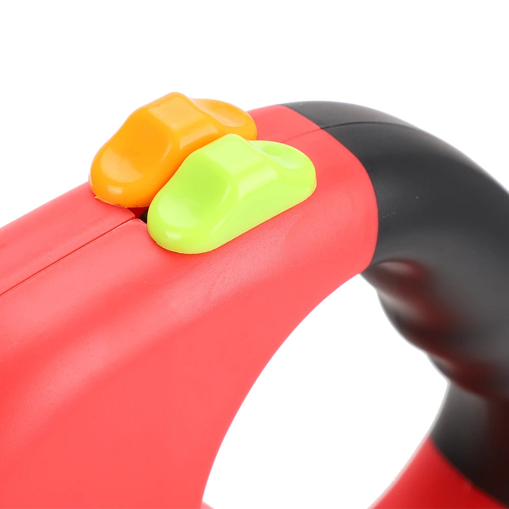 Dual-Head Retractable Dog Leash with LED Light – Extendable, Tangle-Free, and Reflective