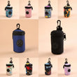 Hangable Dog Poop Bag Dispenser with Zipper – Portable, Lightweight Waste Bag Holder for Dog Walking, Cute & Convenient