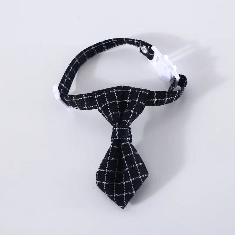 Pet Bow Tie | Adjustable Cat Neck Tie - Puppy Costume | Breakaway Small Dogs Bowtie Collar | Cats Grooming Ties | Party Accessories