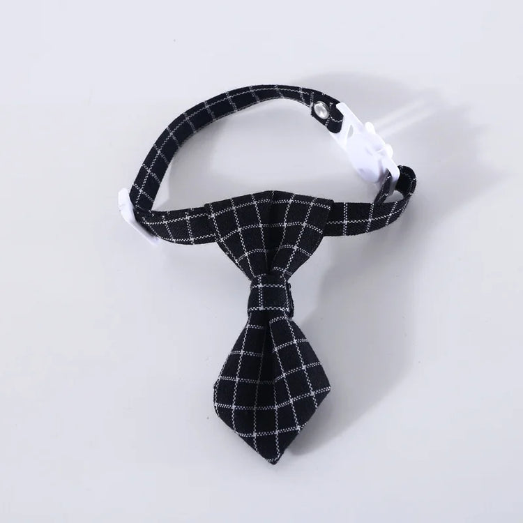 Pet Bow Tie | Adjustable Cat Neck Tie - Puppy Costume | Breakaway Small Dogs Bowtie Collar | Cats Grooming Ties | Party Accessories