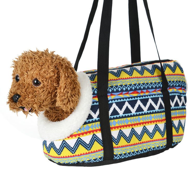 Classic Pet Carrier Sling Bag for Small Dogs – Soft, Portable Puppy and Cat Travel Bag