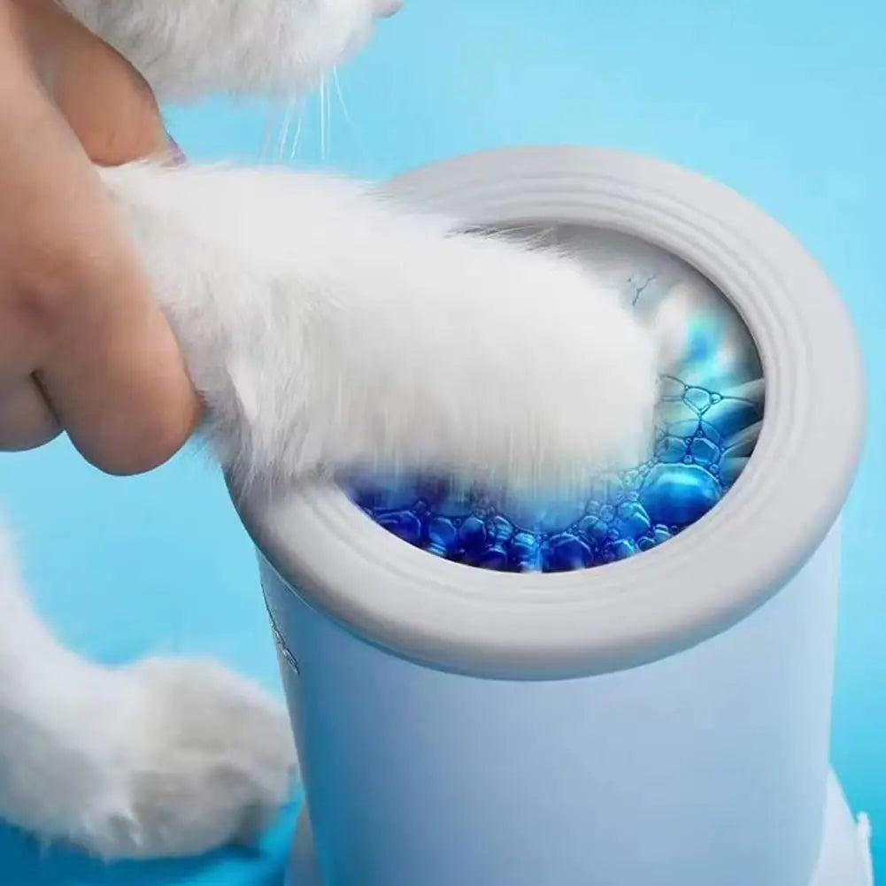 Dog Paw Cleaner Automatic Pet Foot Paw Washer Electric Paw Massager USB Cable Operated for Small Medium Dogs Cats