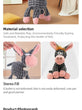 Dog Chew Toy – Donkey Shape Interactive Plush with Squeaker & Molar Training