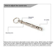 Adjustable Stainless Steel Dog Training Whistle – Stop Barking & Control Aid