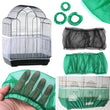 Bird Cage Seed Catcher Cover | 2025 M/L Mesh Skirt | Nylon Airy Cage Wrap for Clean Floors | Stretch Fit Bird Cage Accessory