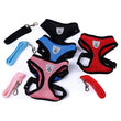 Cat Dog Harness With Lead Leash | Adjustable Vest | Polyester Mesh | Breathable Harnesses | Reflective Strap - Small Dog Cat Accessories