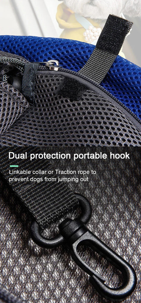 Pet Carrier Backpack Travel Tote | Mesh Sling Shoulder Bag for Cats/Dogs