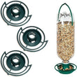 Bird Feeder | New Outdoor Hanging Plastic Hook | Balcony Courtyard Garden Birds Feeder | Outdoor Courtyard Garden