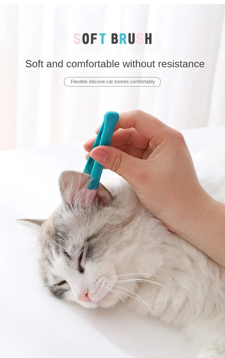 Pet Grooming Tools | Cat Eyes Comb | Tear Stain Remover Brush for Cats/Small Dogs
