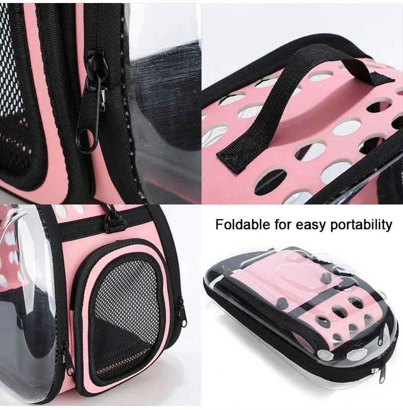 Cat Carrier Bag | Outdoor Pet Shoulder Bag | Portable Travel Carrier for Small Dogs and Cats