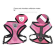 Cat Dog Harness With Lead Leash | Adjustable Vest | Polyester Mesh | Breathable Harnesses | Reflective Strap - Small Dog Cat Accessories