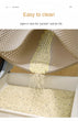 Cat Litter Mat | Non-Slip Pet Litter Box Filter Pad | Double Layer Waterproof Cat Mat | Wear-Resistant Pet Cleaning Supplies