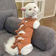 Cat Surgery Recovery Suit | Post-Op Onesie for Cats | E-Collar Alternative for Wound Protection