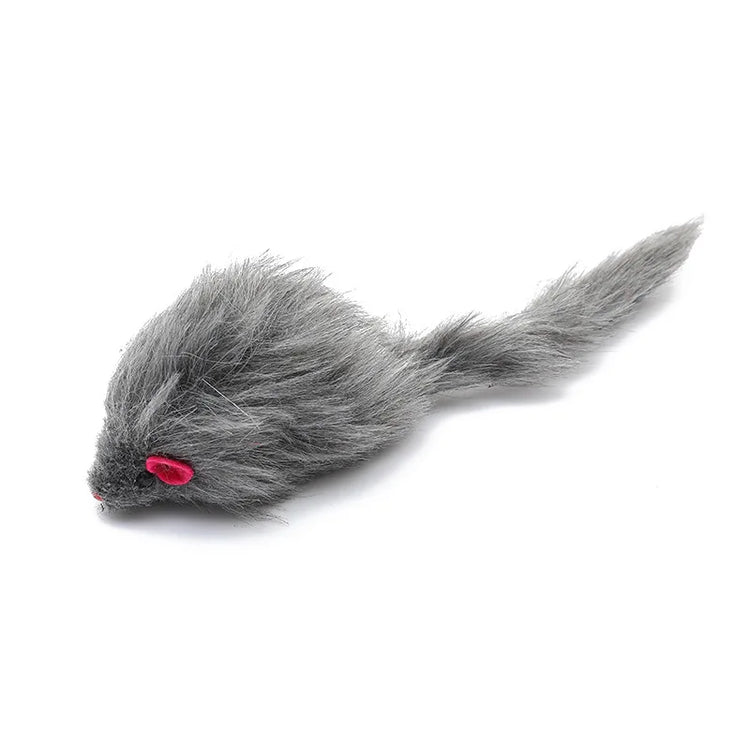 5PCS Plush Simulation Mouse Cat Toys | Pet Teasing Interactive Toys | Colorful Cat Fun Mouse Toys | Gifts | Pet Supplies