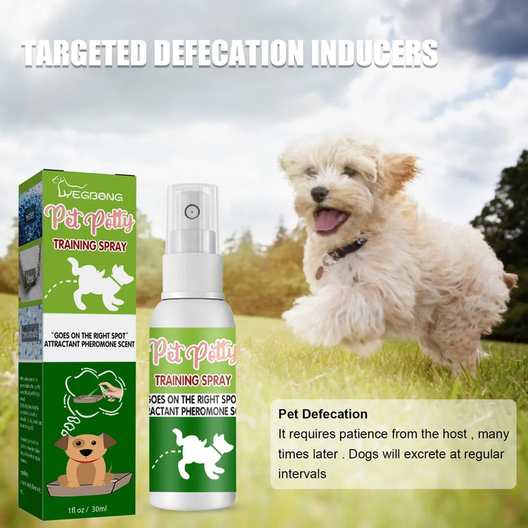 Pet Toilet Training Spray  30ml | Dog /Cat Potty Trainer | Natural Extract Formula