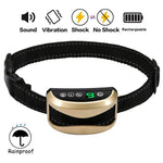 Dog Collar Anti Bark Control Collar Dog Training Accessories Waterproof Rechargeable Anti Barking For Dogs Training Collars