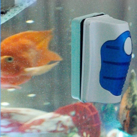 Super Magnetic Aquarium Glass Cleaner Brush – Floating Fish Tank Scraper