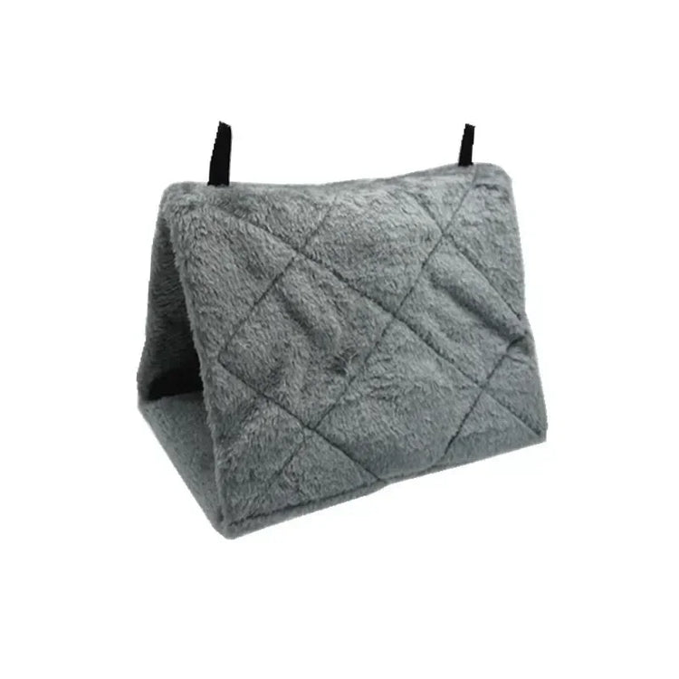 Pet Bird Hammock Hut | Warm Hanging Tent Bed for Parrots & Small Birds | Cozy Plush Nest for Sleeping & Cage Decoration