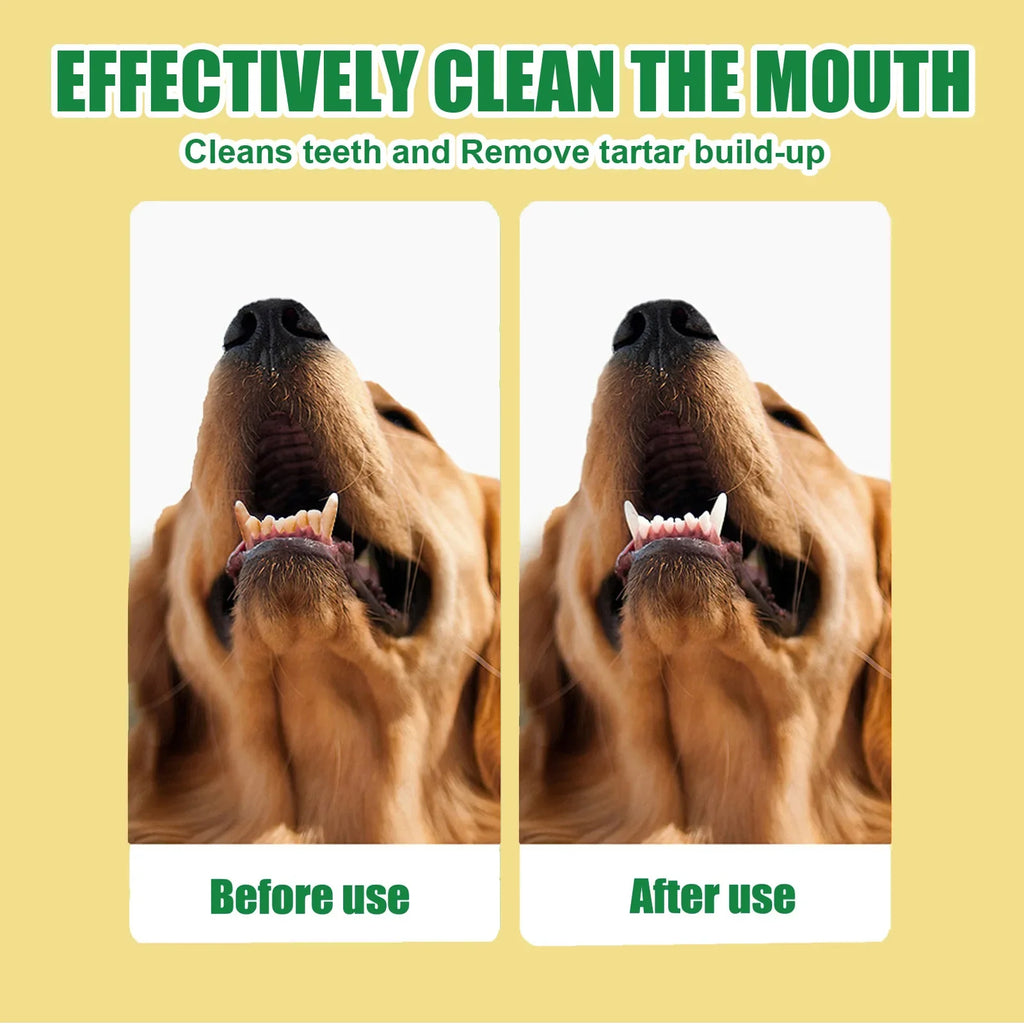 Pet Teeth Cleaning Spray 30ml – Dog & Cat Oral Care, Breath Freshener, Tartar & Stain Remover